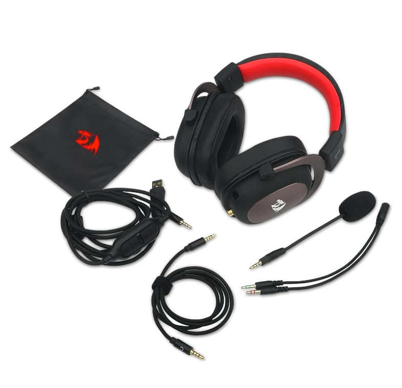Redragon Over Ear Zeus 2 USB Wired Gaming Headset  Black