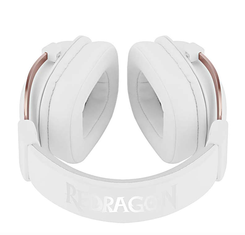 Redragon Over Ear Zeus 2 USB Wired Gaming Headset  White