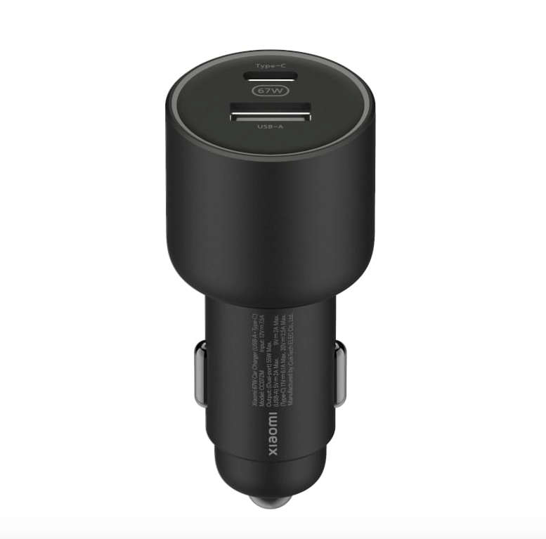 Xiaomi 67W Car Charger USB-A and Type-C