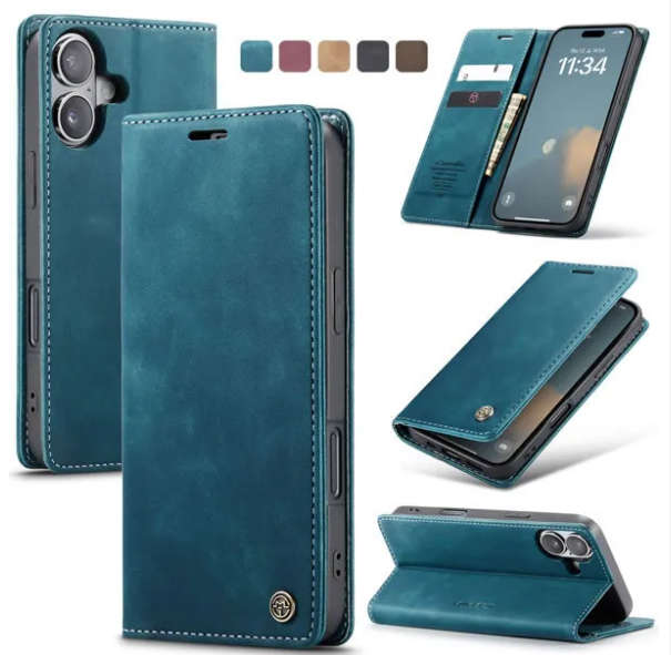 Caseme Flip Wallet Cover Compatible With iPhone 16