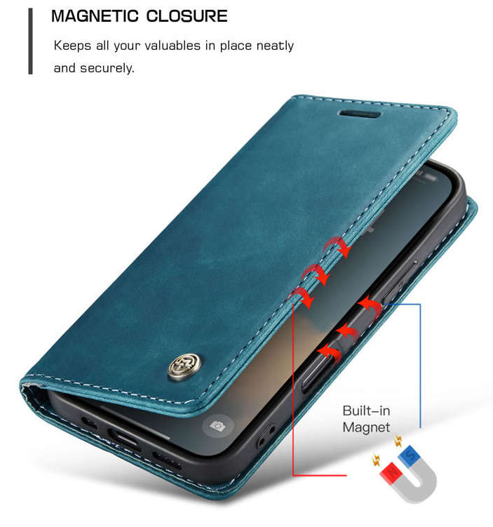 Caseme Flip Wallet Cover Compatible With iPhone 16