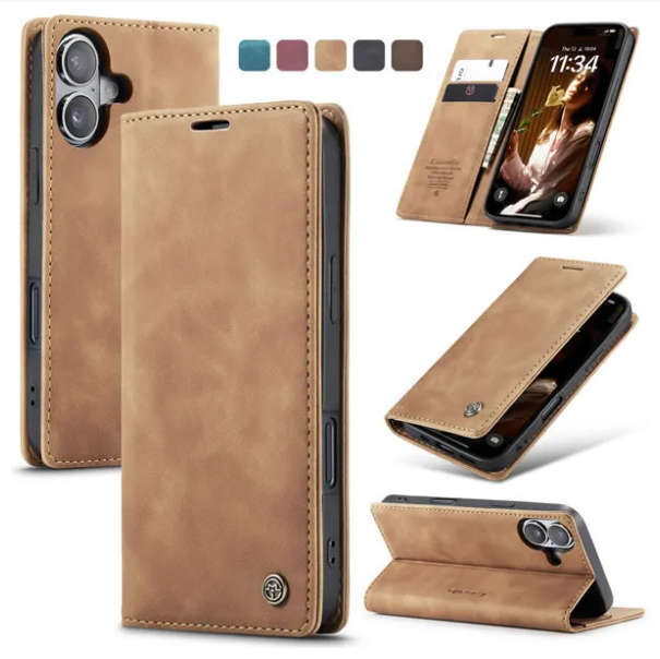 Caseme Flip Wallet Cover Compatible With iPhone 16