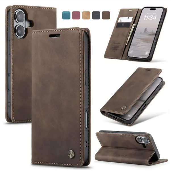 Caseme Flip Wallet Cover Compatible With iPhone 16