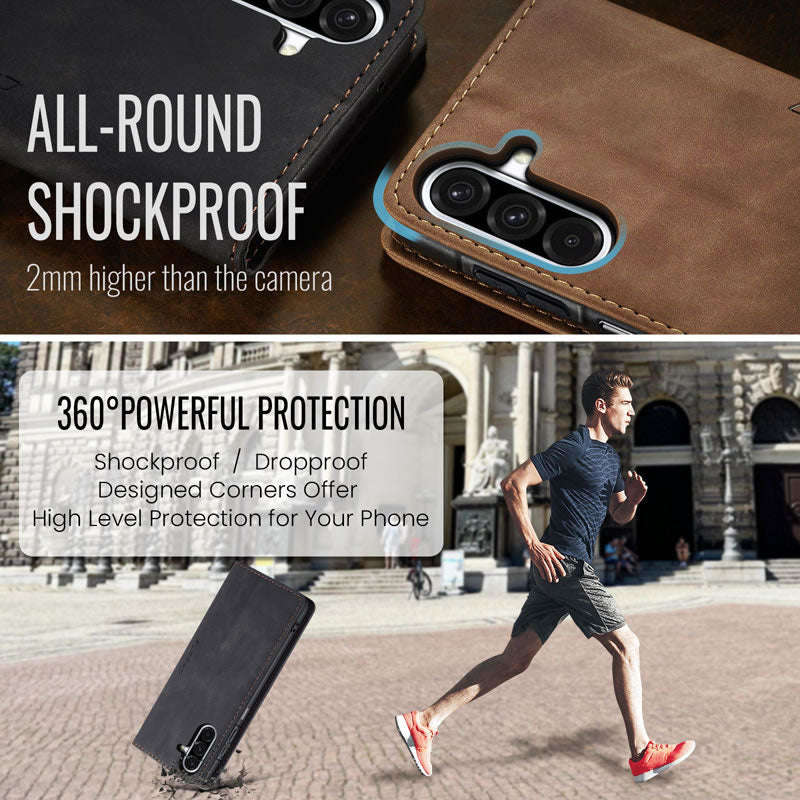 CaseMe Flip Wallet Case for Samsung A26