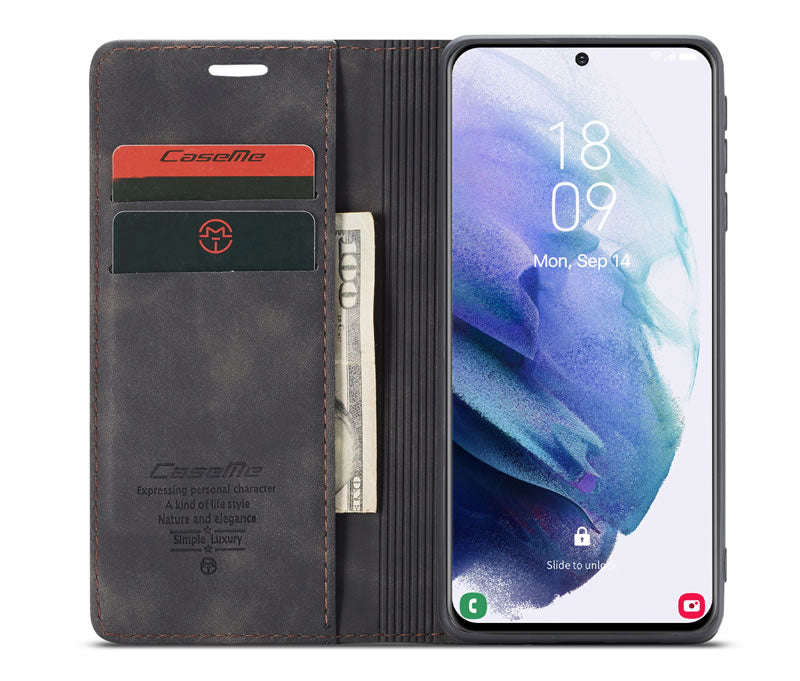 CaseMe Samsung S21 Plus Flip Wallet Case