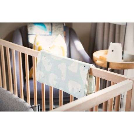 JenJen's Bamboo & Cotton Swaddle Blanket - Polar Bear