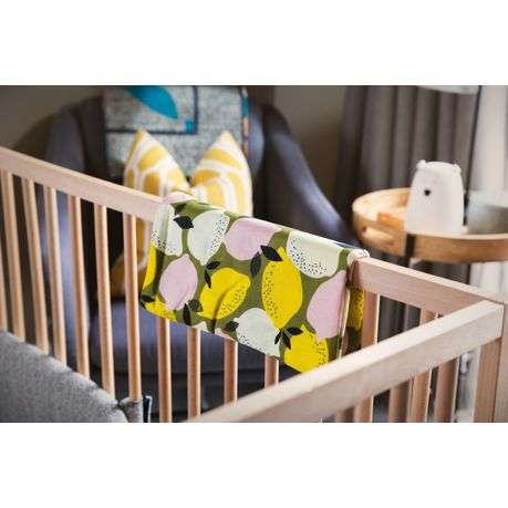 JenJen's Bamboo & Cotton Swaddle Blanket - Lemons