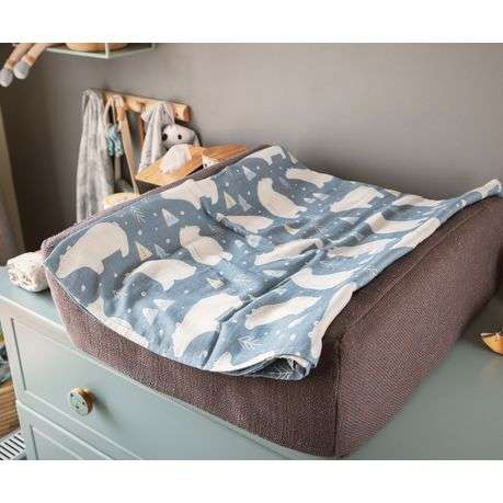 JenJen's Swaddle Blanket - Polar Bear Forest