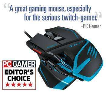 Mad Catz R.A.T.TE Tournament Edition Gaming Mouse for PC and Mac