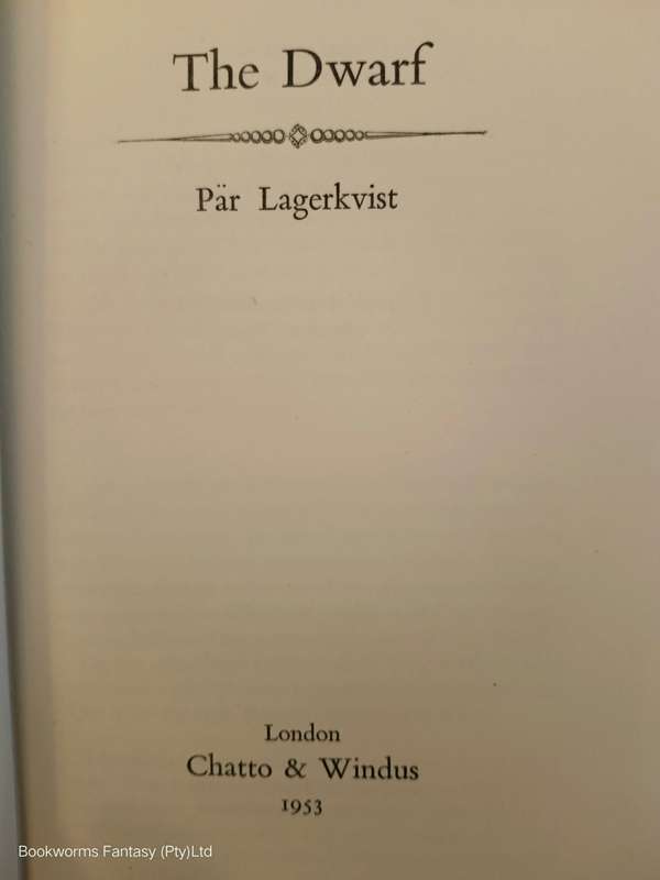The Dwarf by Pär Lagerkvist