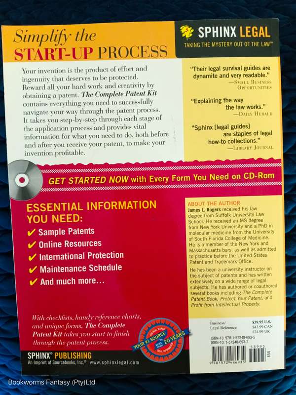 The Complete Patent Kit by James L. Rogers