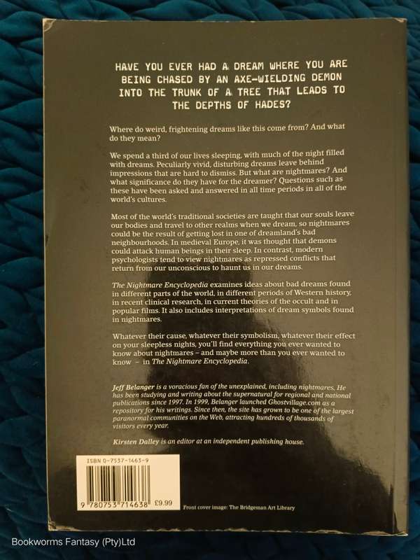The Nightmare Encyclopedia by Jeff Belanger & Kirsten Dalley