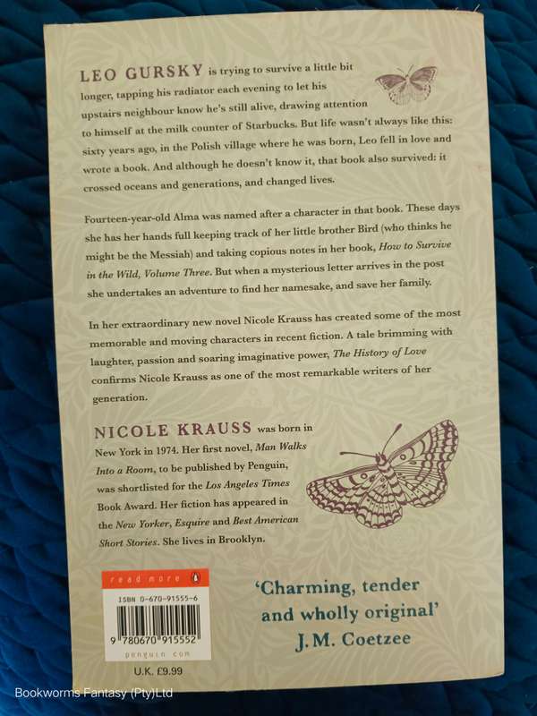 The History Of Love by Nicole Krauss