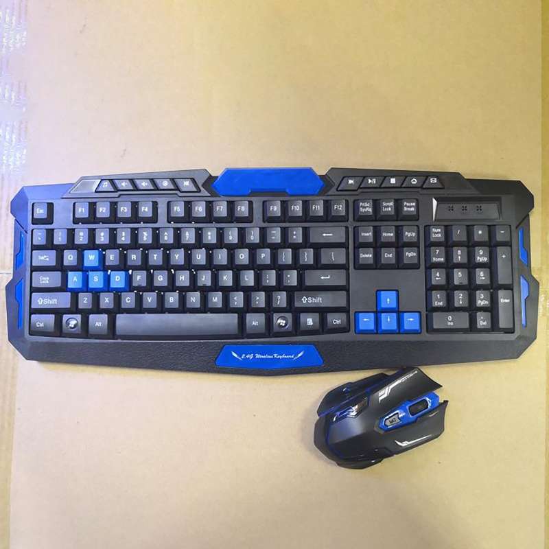 Wireless Gaming Keyboard Mouse Waterproof Kit for Laptop Desktop Computer