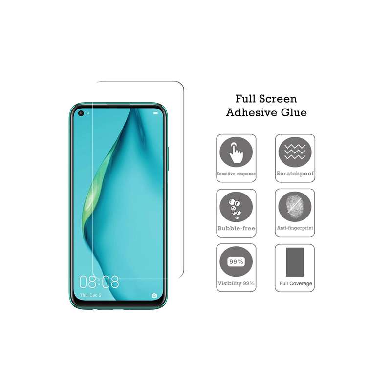 Tempered Glass for Screen Protector Huawei P40 lite (Pack of 2)