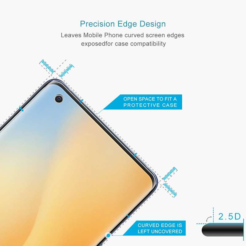 Tempered  Glass Screen Protector for Vivo X50 / X50 5G (Pack of 2)