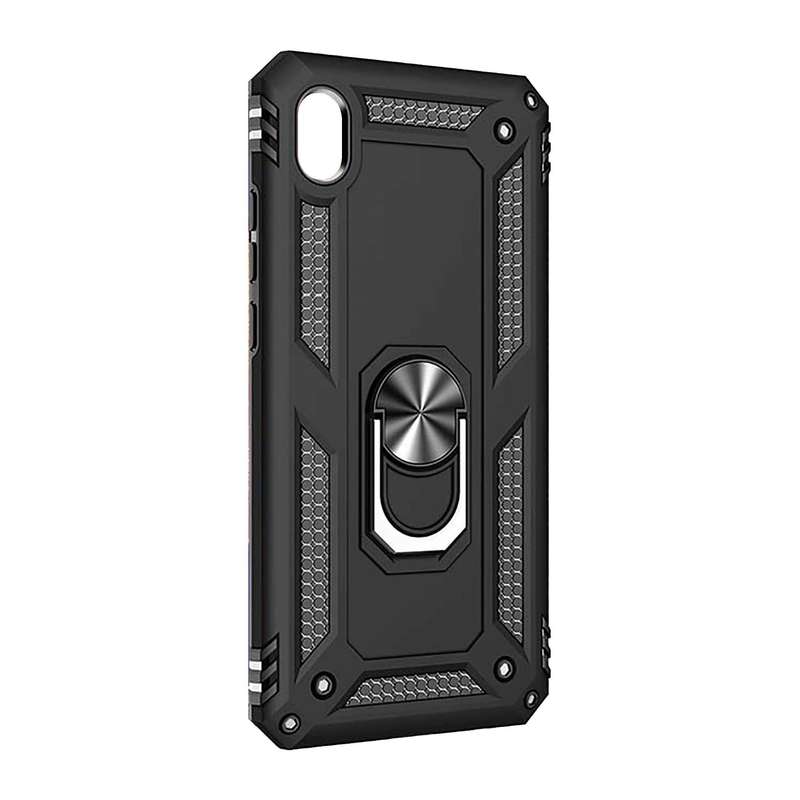 Raz Tech Shockproof Armor Stand Case Huawei Y5 (2019) (AMN-LX9) - Black