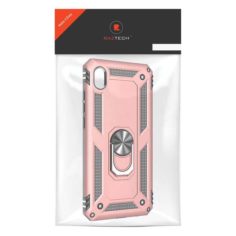 Raz Tech Shockproof Armor Stand Case Huawei Y5 (2019) (AMN-LX9) - Black