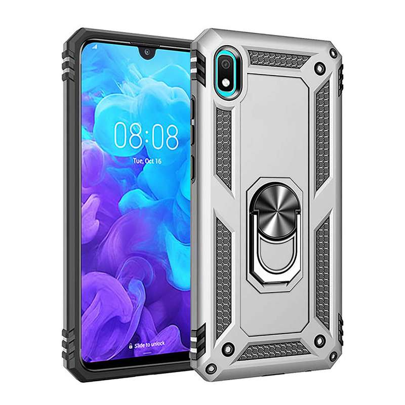 Raz Tech Shockproof Armor Stand Case Huawei Y5 (2019) (AMN-LX9) - Black