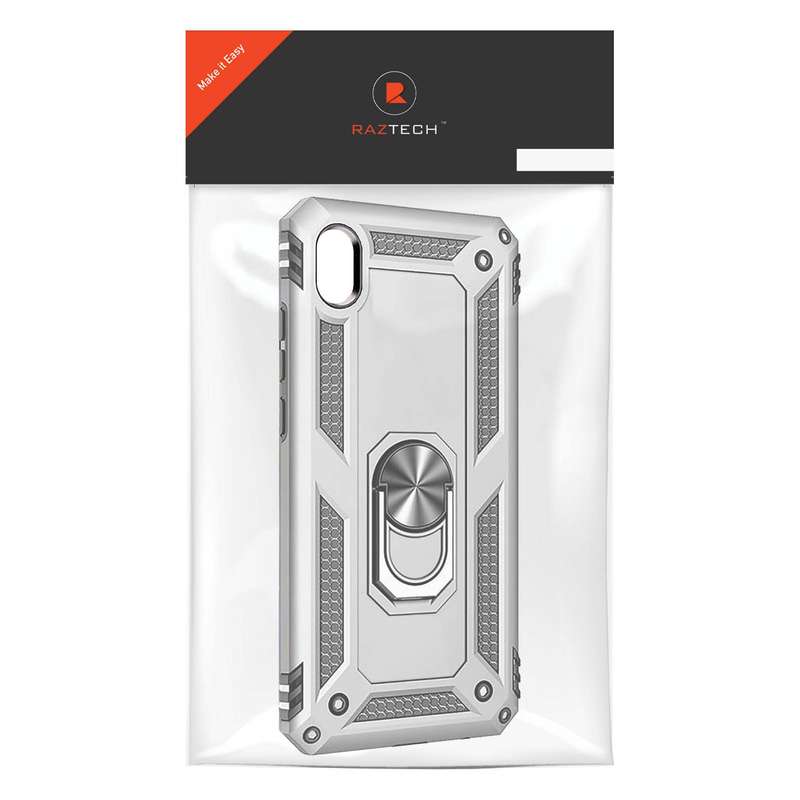 Raz Tech Shockproof Armor Stand Case Huawei Y5 (2019) (AMN-LX9) - Black