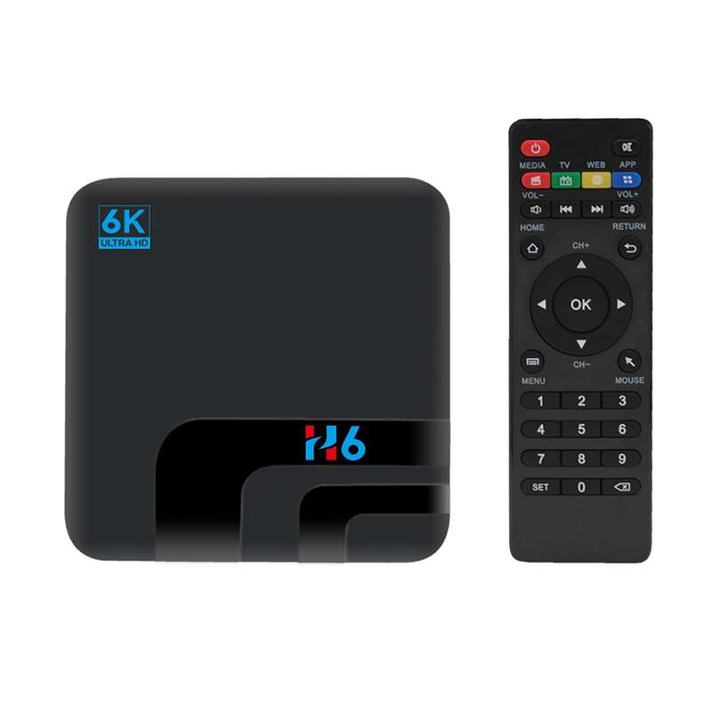 H6 6K Android 9.0 Smart Box 6K HD 3D 2.4G Wi-Fi 32GB Android TV Box