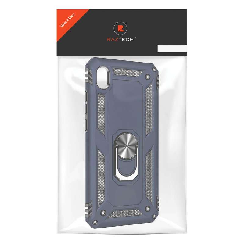 Raz Tech Shockproof Armor Stand Case Huawei Y5 (2019) (AMN-LX9) - Black