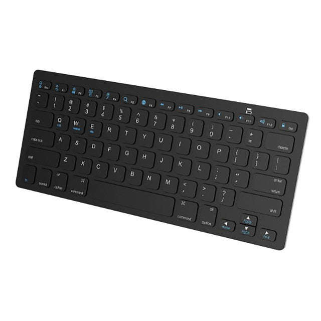 Mini Wireless Keyboard for Apple BT Keyboard PC Tablet Laptop Keyboard - Black