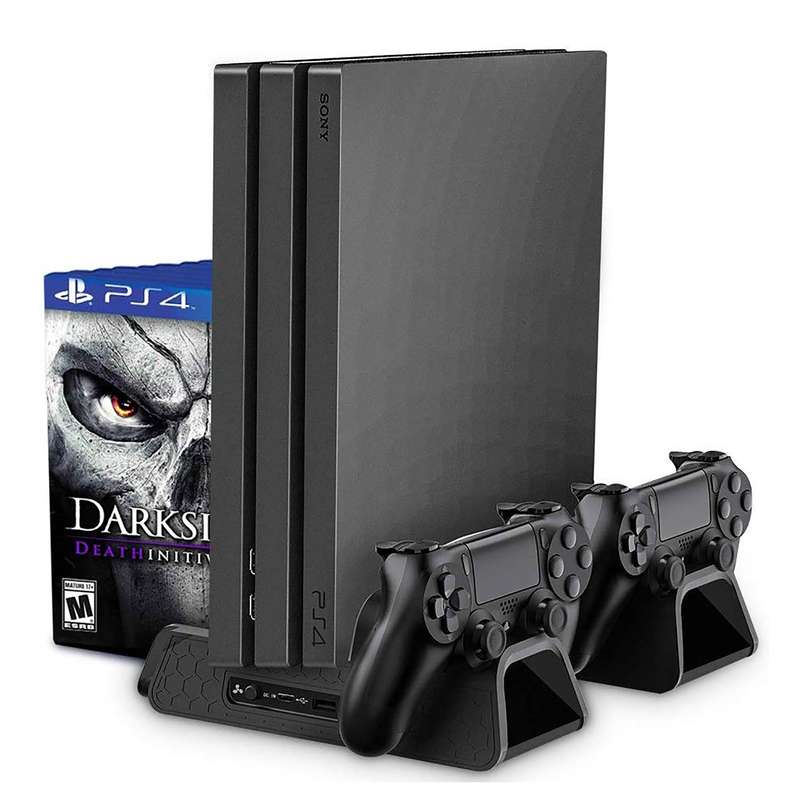 MultiFunctional Stand with Cooling Fan and Charging Dock for PS4/Slim/PRO