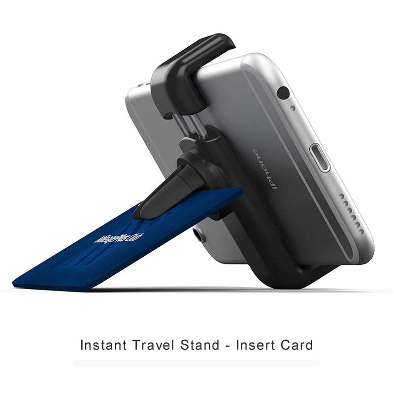 Universal Air Vent Car Cell Phone Holder for Samsung, iPhone & Other Smartphones - Black