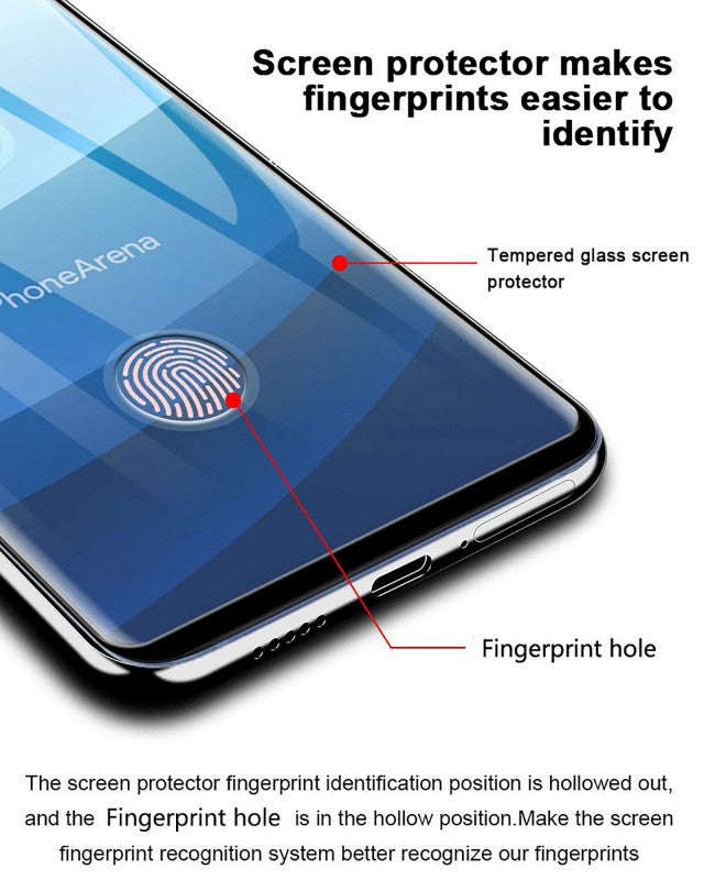 Raz Tech Full Cover Tempered Glass for Samsung Galaxy S10 Plus  SM-G975F