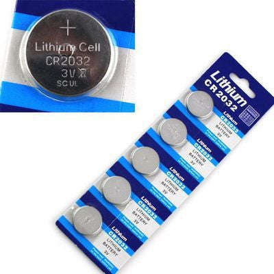 Raz Tech Lithium Button Cell Battery 3V 5Pcs CR2032