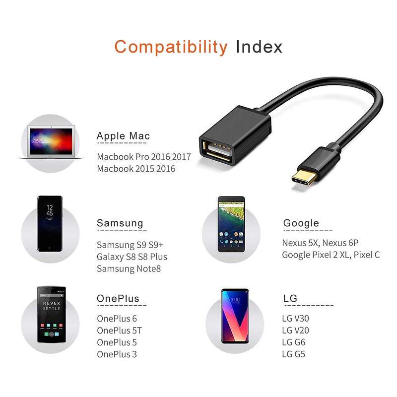 Micro USB OTG Cable Adapter
