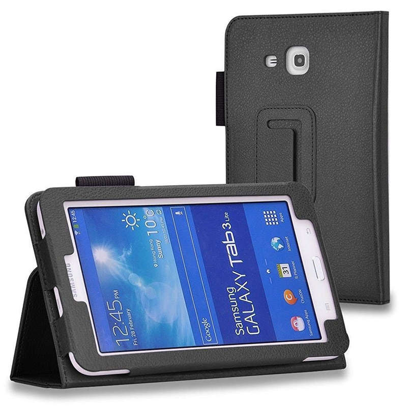 Tablet Leather Flip Case for Samsung Galaxy Tab 3 V T116 - by Raz Tech