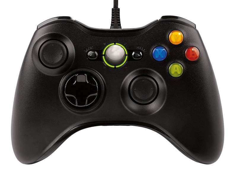 Xbox 360 / 360 Live / 360 Slim-Wired - Generic Controller - Black