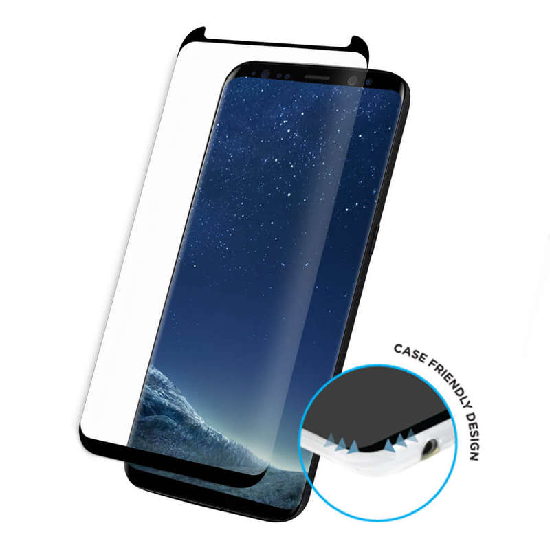 Samsung Galaxy S8 Tempered Glass Screen Protector - Curved, Extra Strength Glass