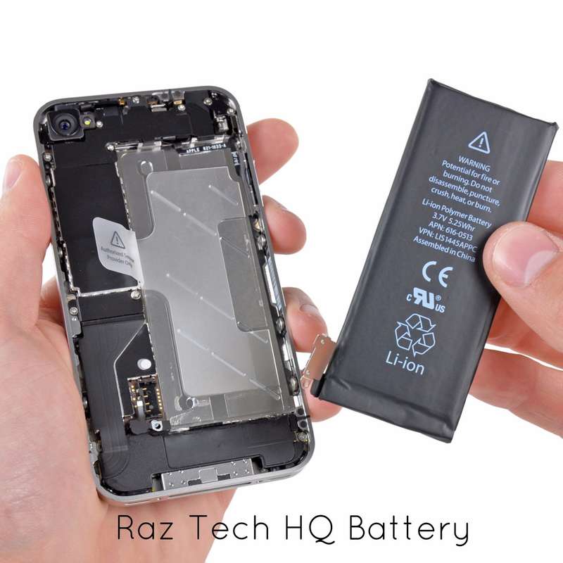 Battery for Apple iPhone 4S by Raz Tech