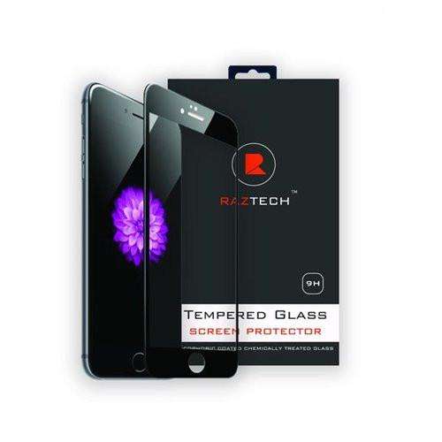 Tempered Glass Screen Protector for iPhone 7 Plus - Curved, Extra Strength Glass - by Raz Tech
