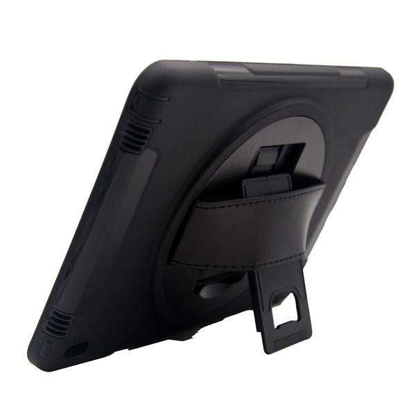 Rugged Holder Protective Case with Handle, Stand and Built-in Screen Protector for Apple iPad min...