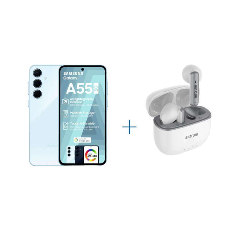 Samsung Galaxy A55 5G + FREE Astrum ET340