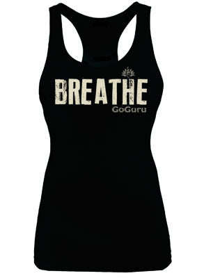 Breathe - Small White racer back