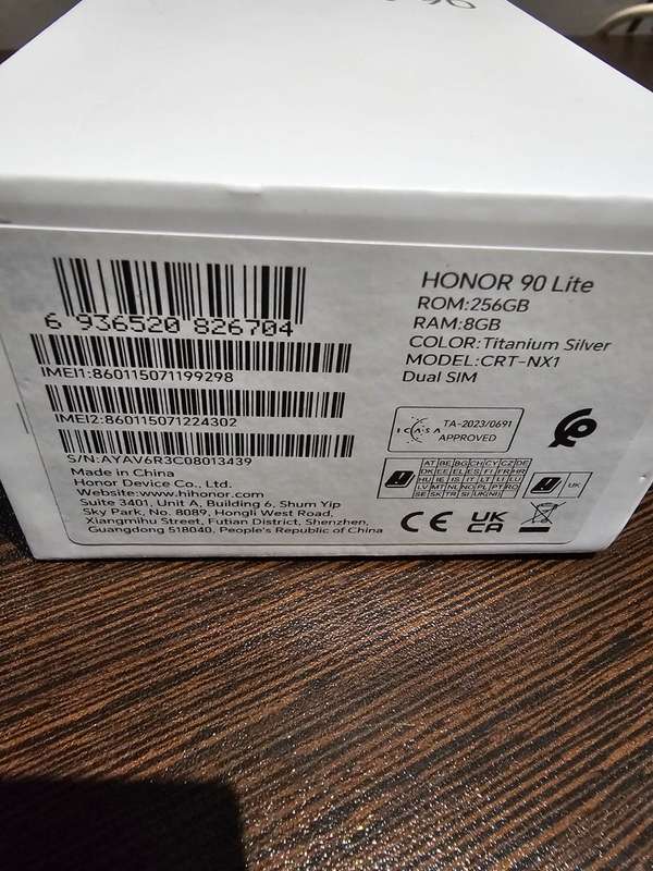 Pre loved HONOR 90 Lite 5G 256GB (Dual SIM)