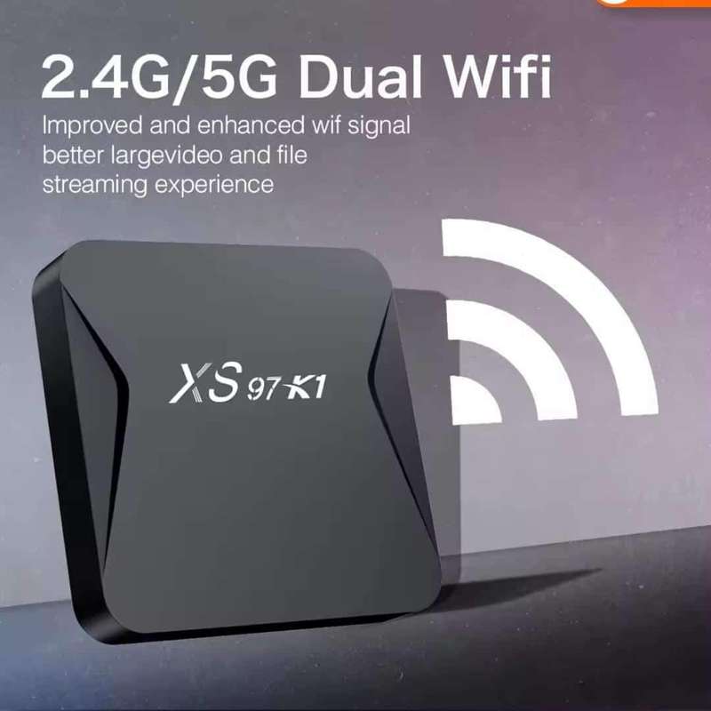 Xs 97 K1 Android 10 4K TV Box 2GB Ram 16GB ROM Dual Wifi TV Box