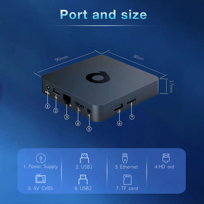 4K Smart TV Box - Q1 , Netflix, Disney+