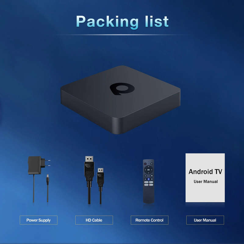 4K Smart TV Box - Q1 , Netflix, Disney+