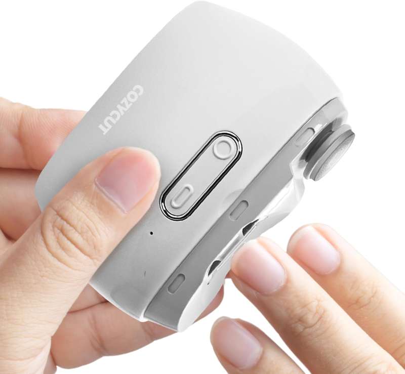 Automatic Electric Nail Clipper with LED Light & Storage, For Kids & Adults