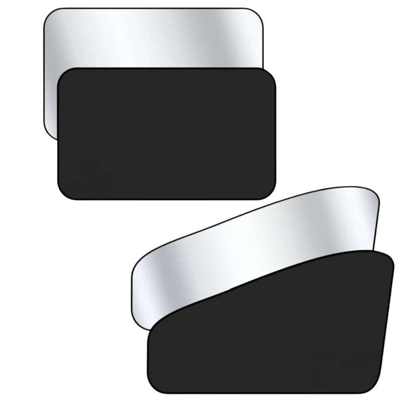 4 Pcs Magnetic Car Window Shades, Car Window Covers, 100% Block Light