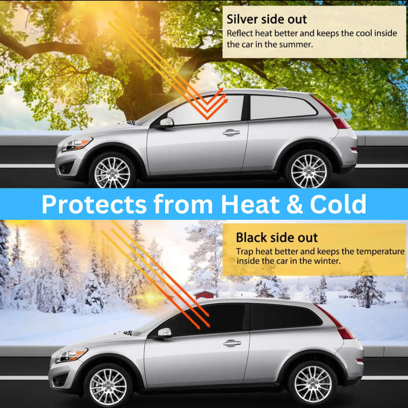 4 Pcs Magnetic Car Window Shades, Car Window Covers, 100% Block Light