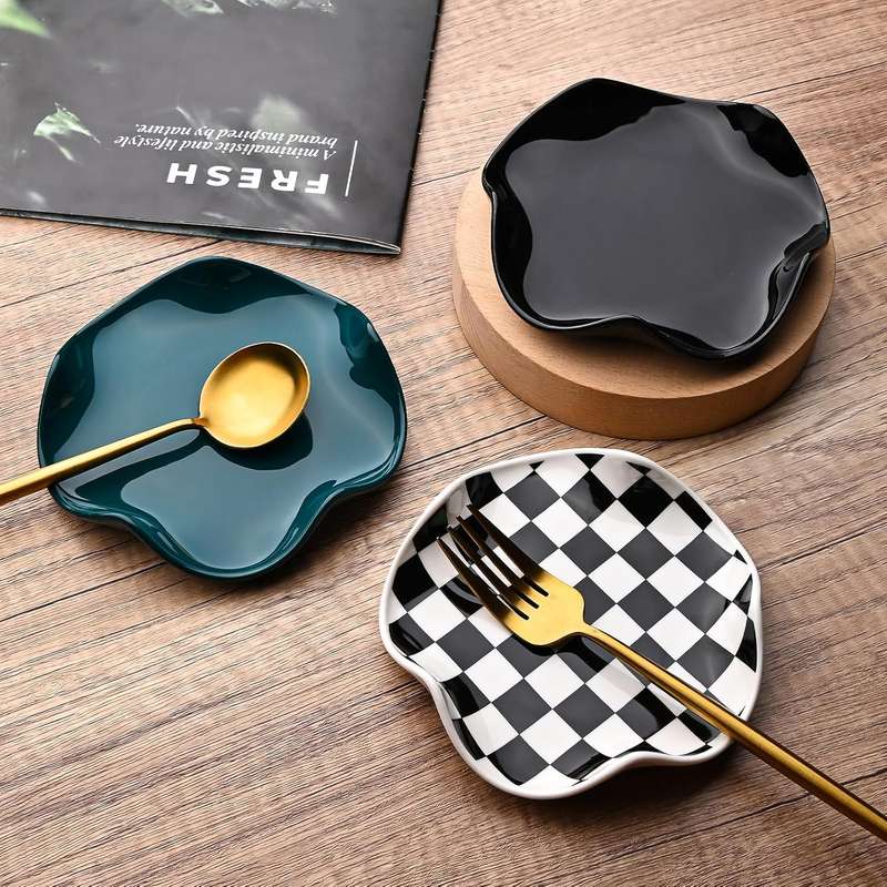 Ceramic Spoon Rest for Stove Top - Spoon Holder Utensil Rest - Green