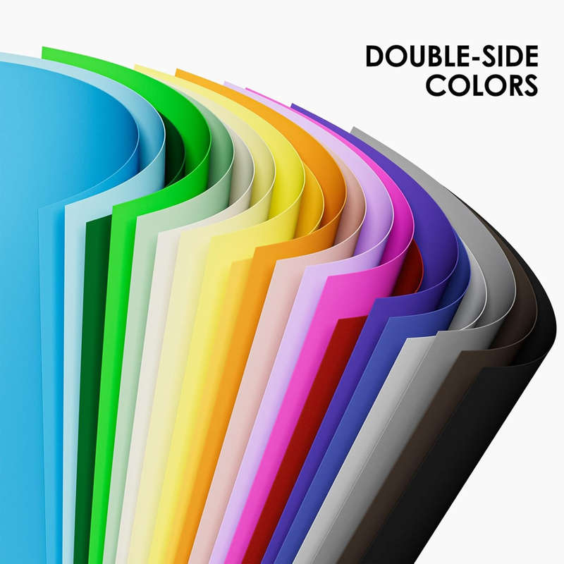 120 Sheets Doubled Sided Colored Cardstock, 21.5cmx 27.8cm, 180gsm, Craft