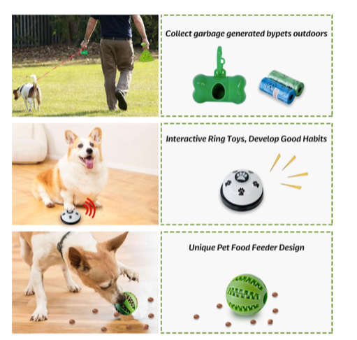 19 Piece Puppy Toys, Puppy Teething Toys, Dog Chew Toys for Small Medium Dogs